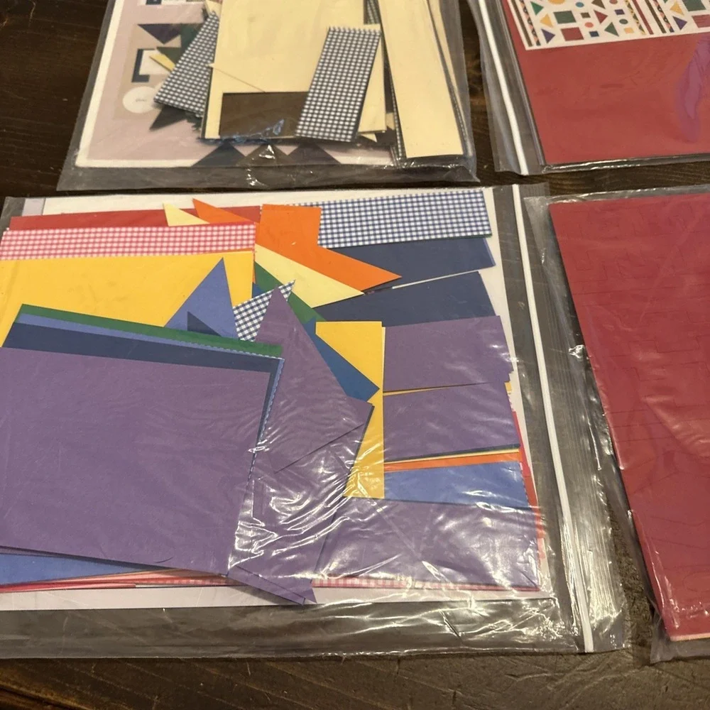 Creative Memories Short Cuts 4 Lot Classy Sassy Geometric Rickrack 560 Pcs VTG